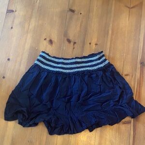 Joe Fresh Navy Skirt with Textured Waistband
